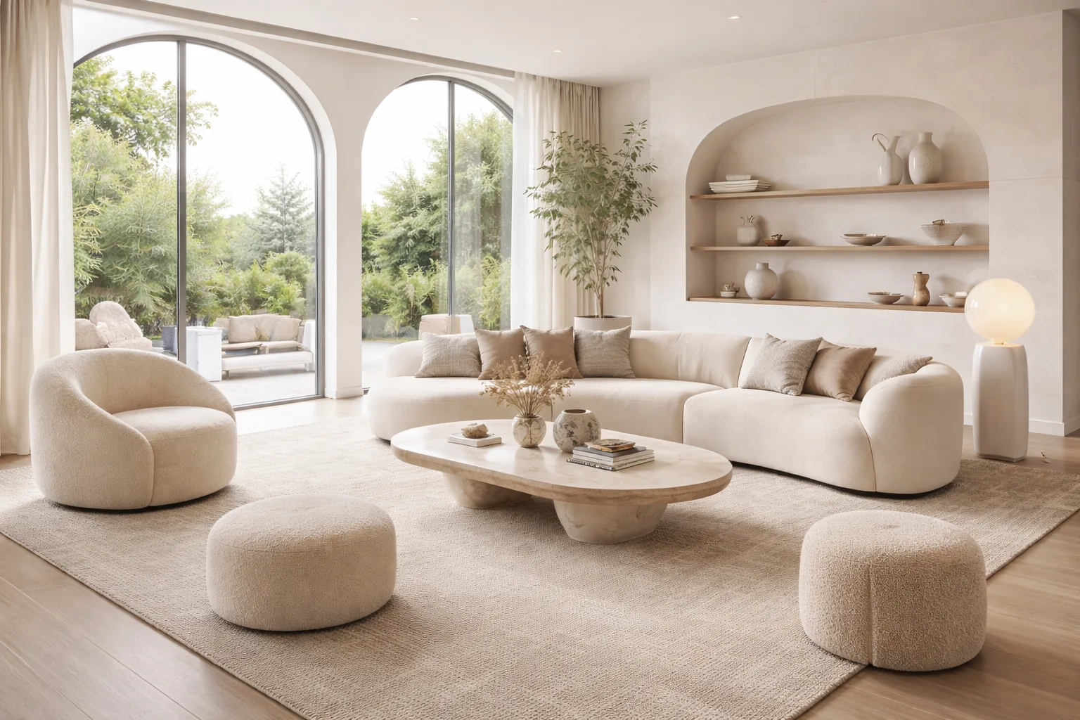 2026 İç Mimari Trendleri: Kavisli Formlar ve Yumuşak Hatlar