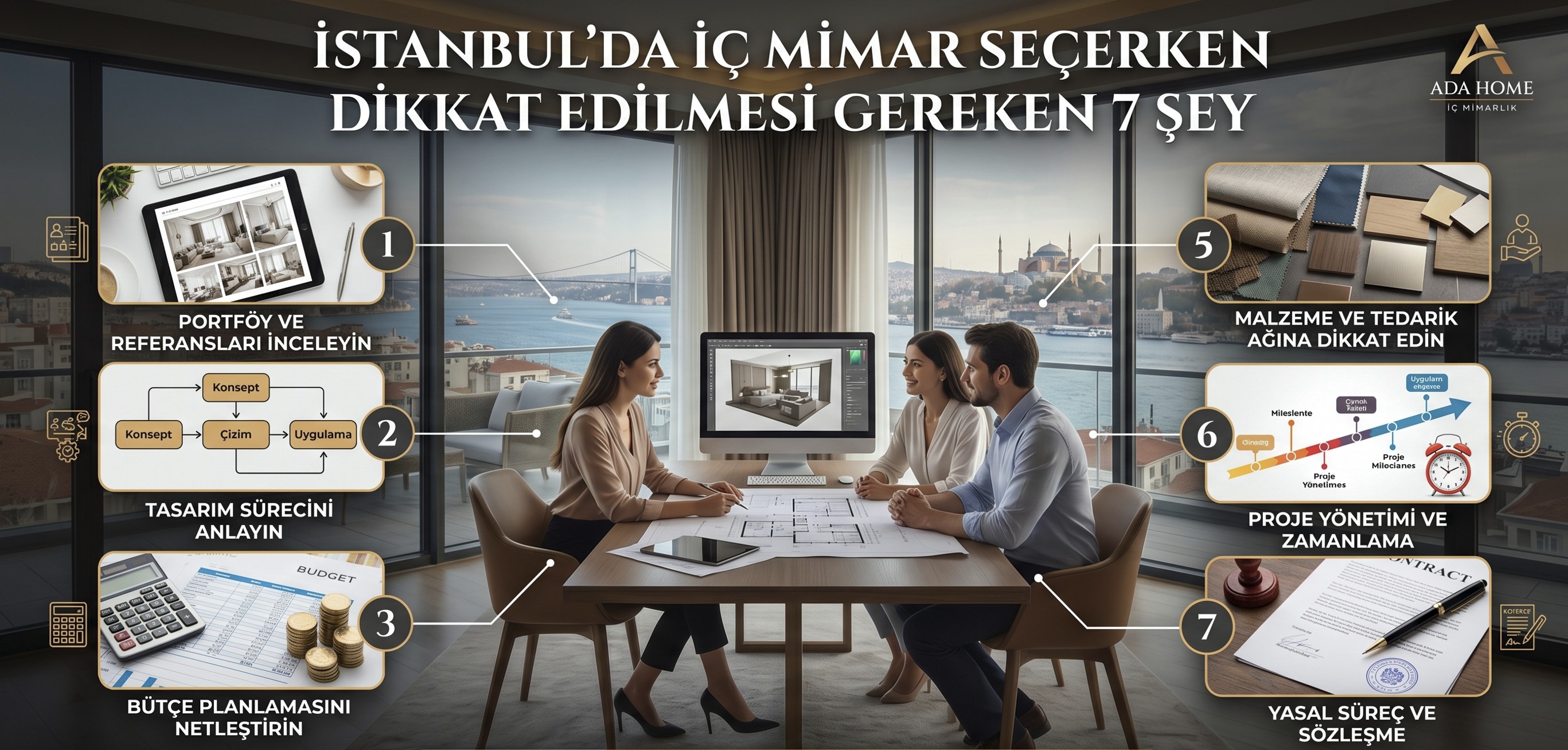 İstanbul'da İç Mimar Seçerken Dikkat Edilmesi Gereken 7 Şey